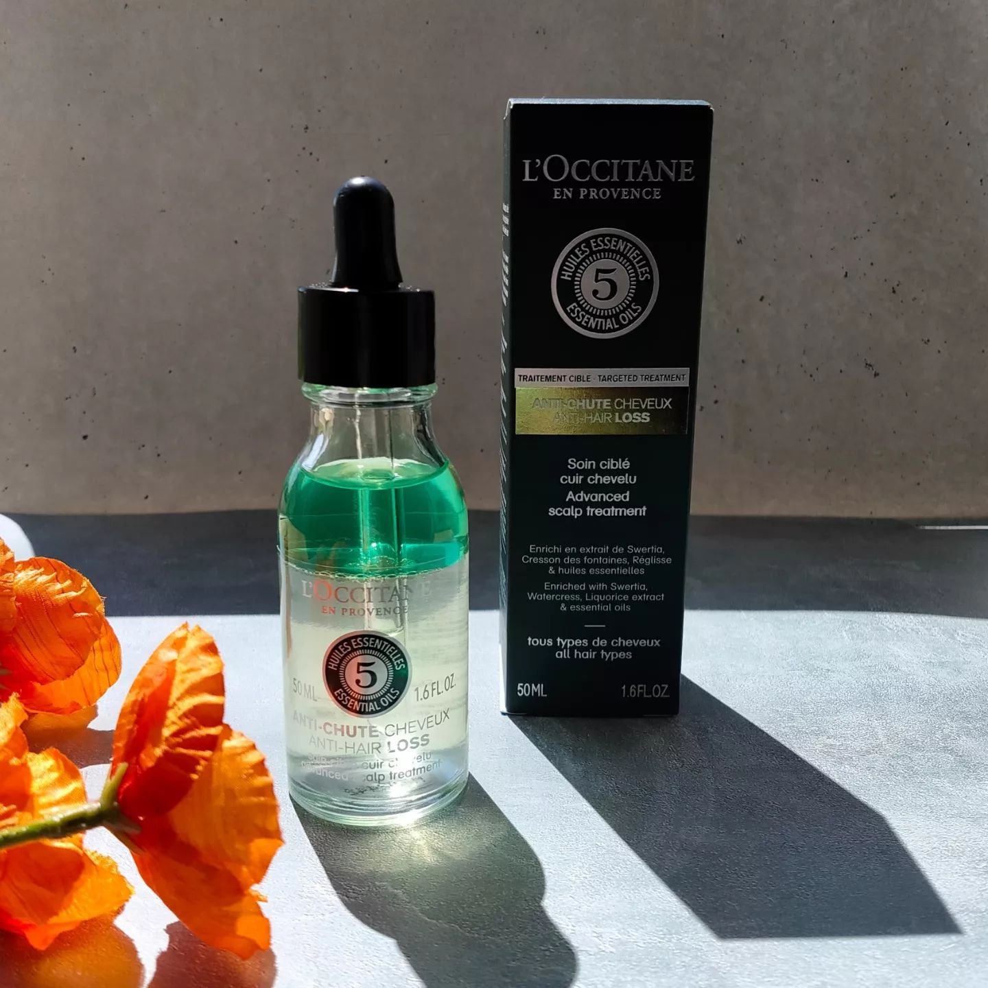 薬用 メディカル アンチヘアロスセラム/L'OCCITANE/頭皮ローションを使ったクチコミ（1枚目）