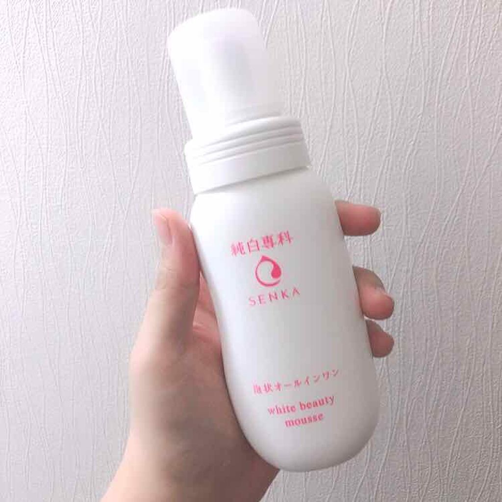 純白専科 すっぴん潤い泡/SENKA(専科)/オールインワン化粧品を使ったクチコミ(1枚目)