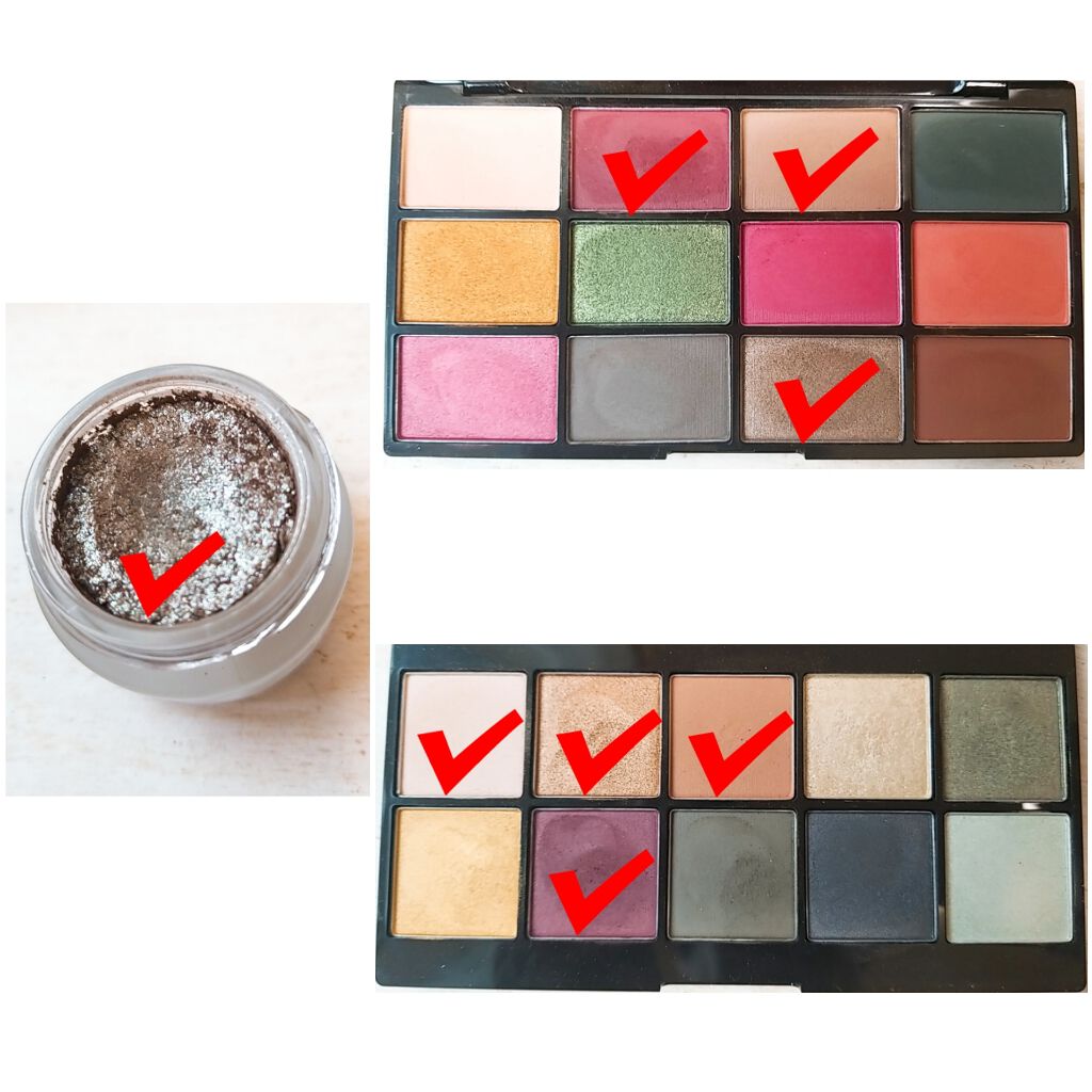 EARTH IN YOUR ELEMENTS PALETTE/NYX Professional Makeup/アイシャドウパレットを使ったクチコミ（3枚目）