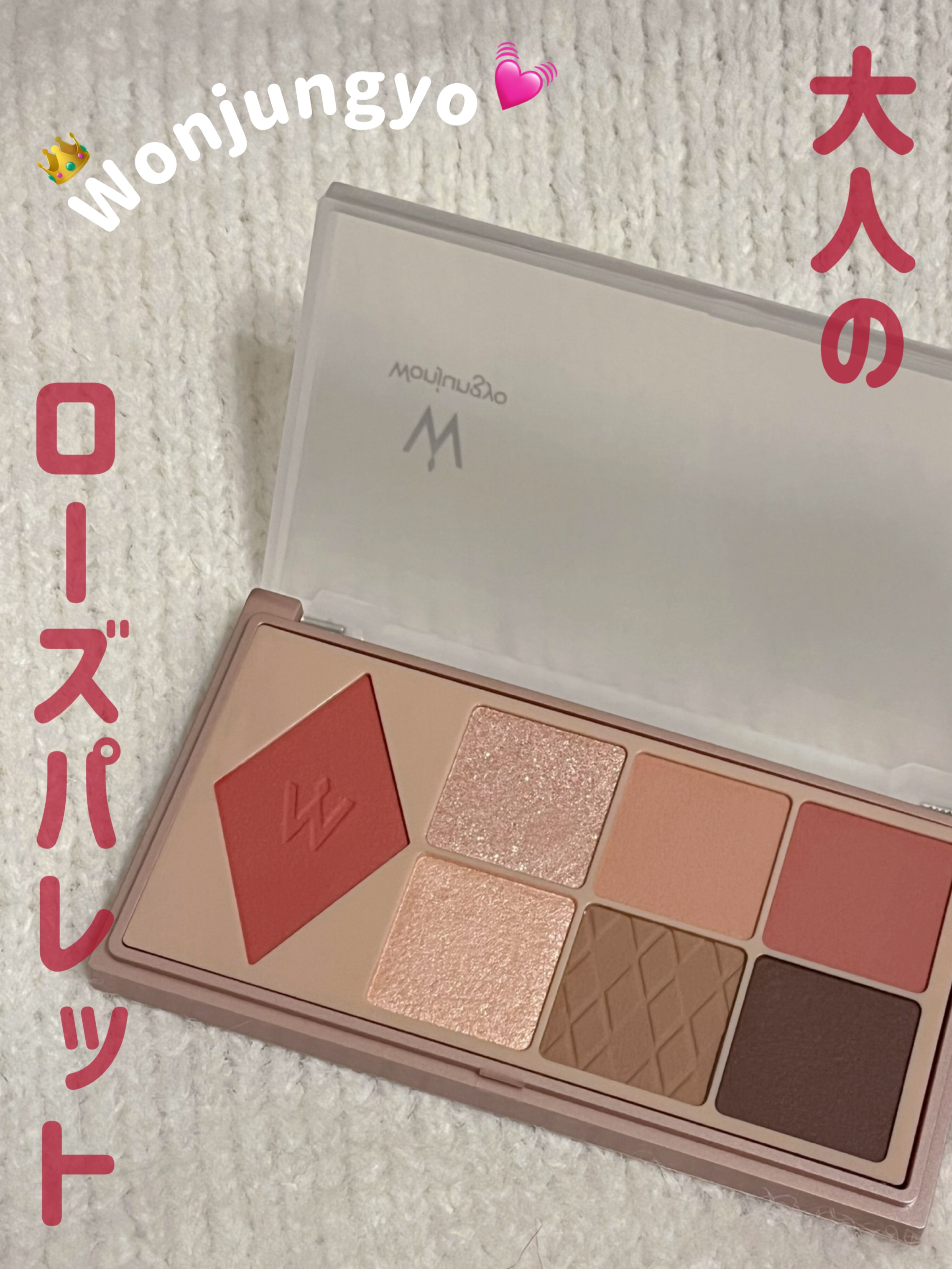 ウォンジョンヨ Ｗ デイリームードアップパレット /Wonjungyo/アイシャドウパレットを使ったクチコミ（1枚目）