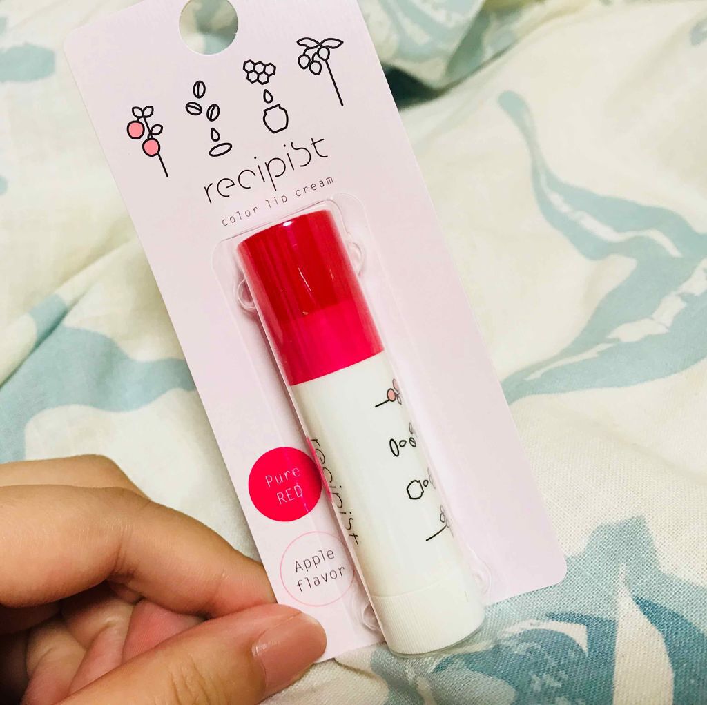 ほんのり色づくリップクリーム/レシピスト/リップケアを使ったクチコミ（1枚目）