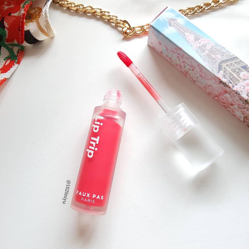 リップトリップフレンチガーデン/FAUX PAS PARIS/口紅を使ったクチコミ（3枚目）