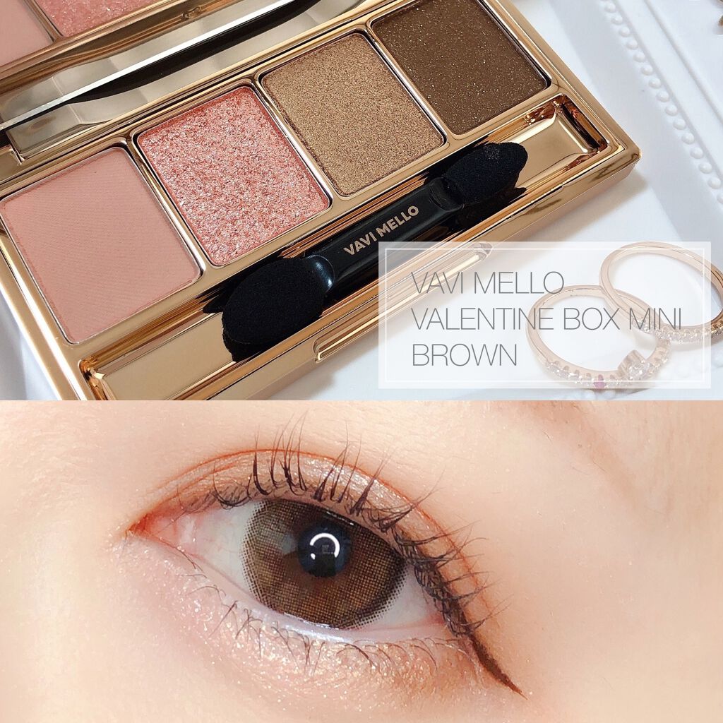 バレンタインボックスミニ/VAVI MELLO/アイシャドウパレットを使ったクチコミ(1枚目)