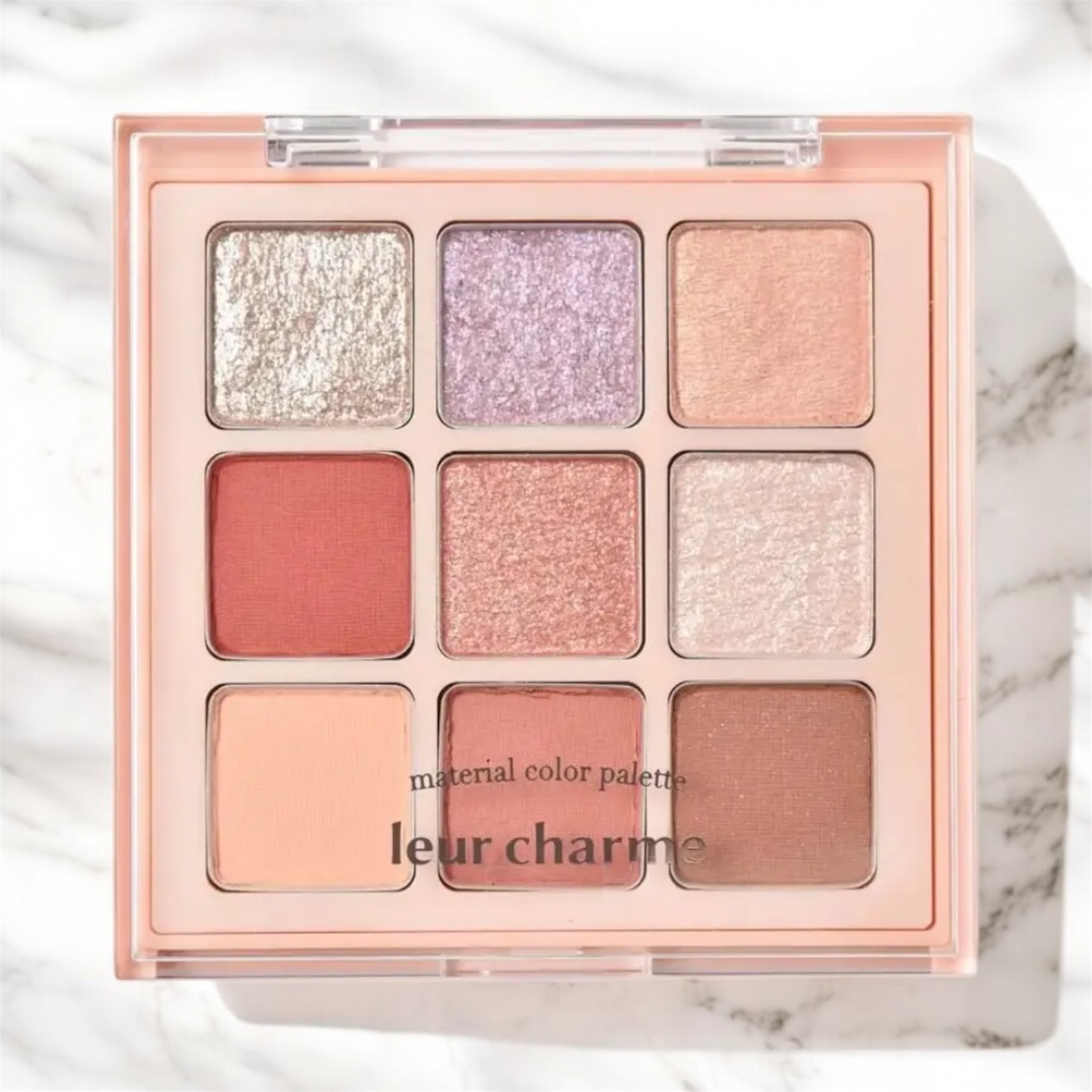 マテリアルカラーパレット 01 フランボワーズココ/leur charme/アイシャドウパレットを使ったクチコミ（1枚目）