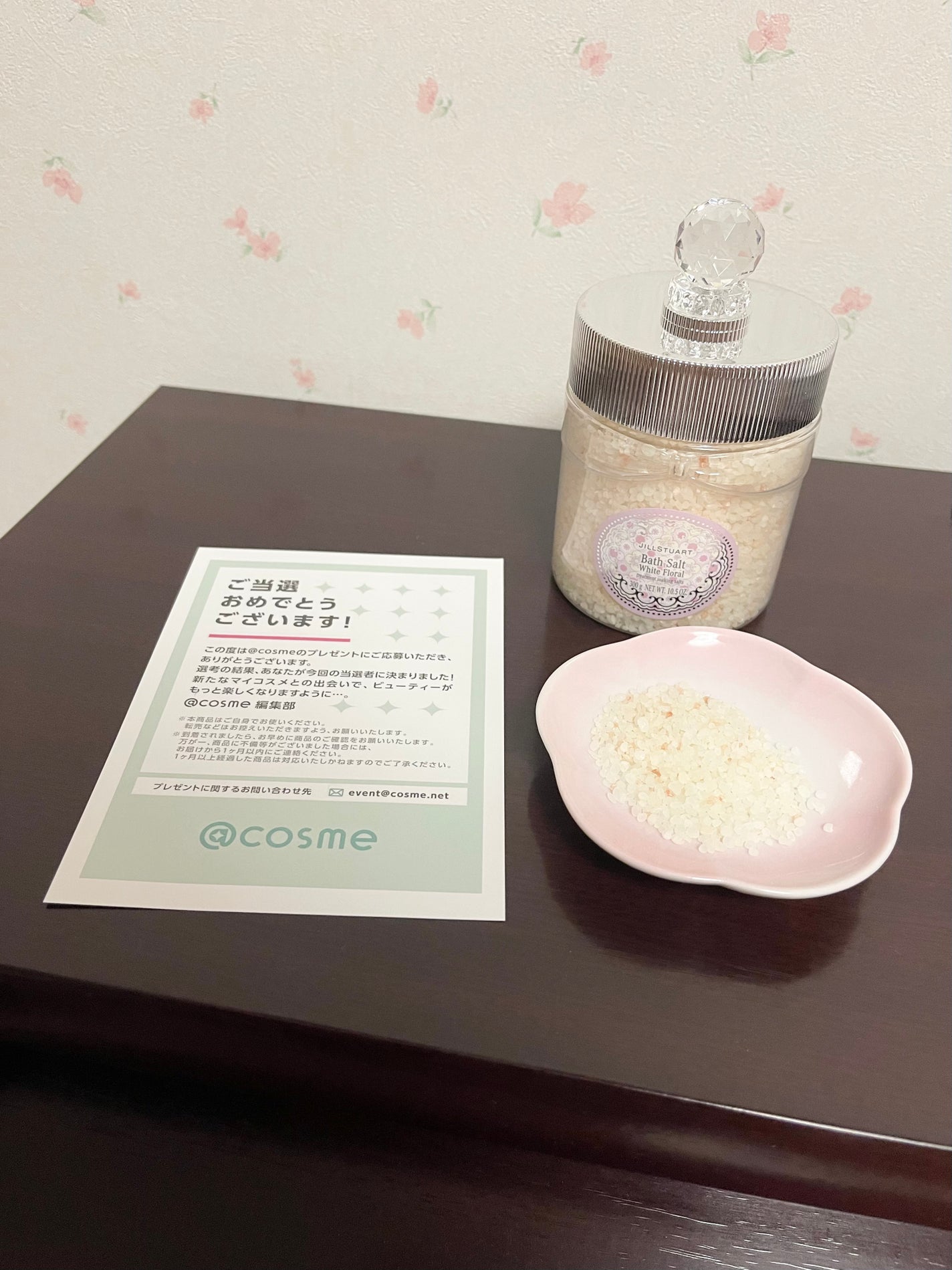 ジルスチュアート ホワイトフローラル バスソルト/JILL STUART/無機塩系入浴剤を使ったクチコミ(4枚目)