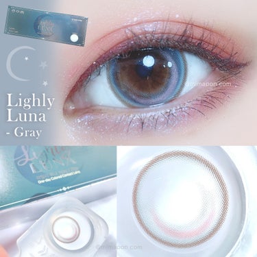 THEPIEL Lighly LUNAのクチコミ「#カラコンレポ 🌃チョンハさんコラボの
ワンデーカラコン Lighly Luna 🌙

.....」（1枚目）