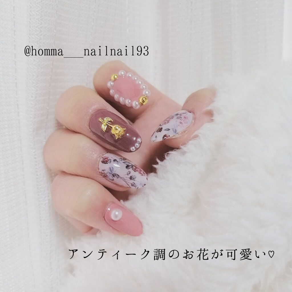 しずくネイルシール/キャンドゥ/ネイルシールを使ったクチコミ（3枚目）