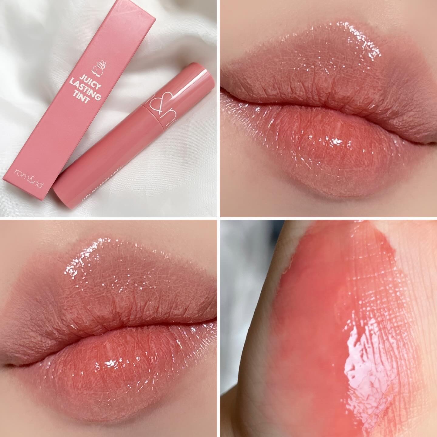 ジューシーラスティングティント/rom&nd/リップティントを使ったクチコミ（1枚目）