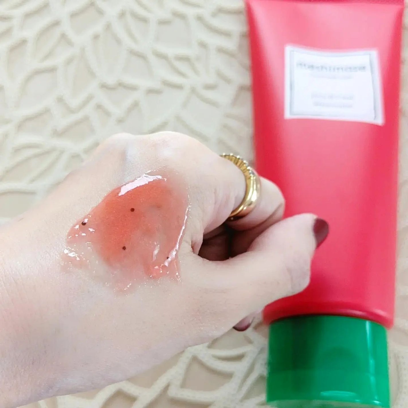 meshimase ゴマージュシュガー スイカ/meshimase/スクラブ・ゴマージュを使ったクチコミ(3枚目)