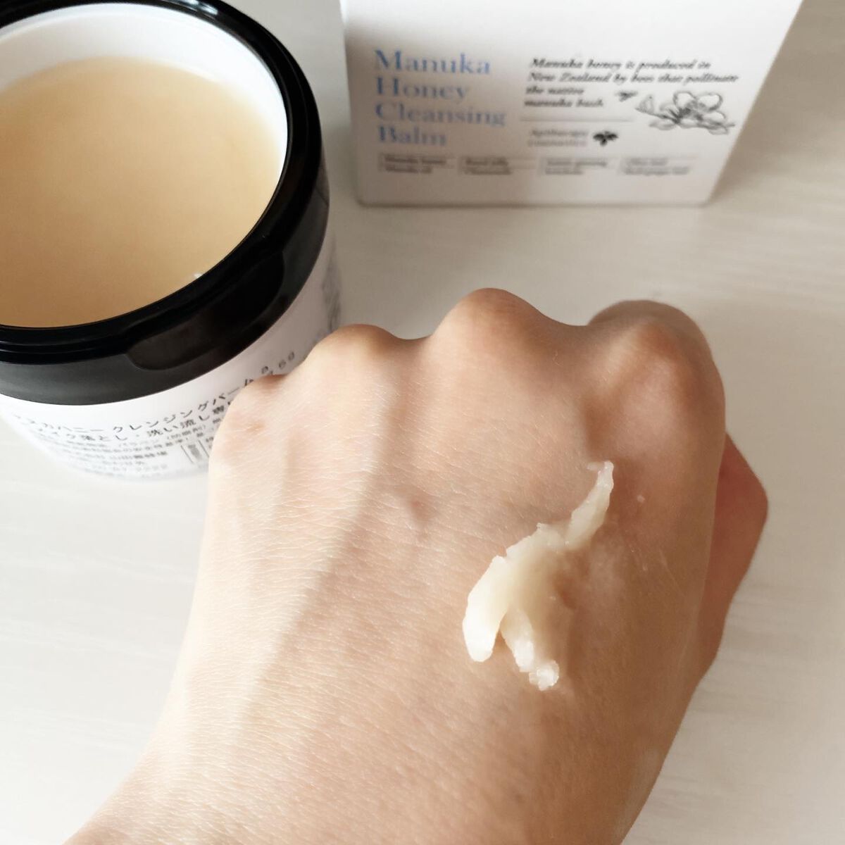 マヌカハニー クレンジングバーム/アピセラピーコスメティクス/クレンジングバームを使ったクチコミ(4枚目)