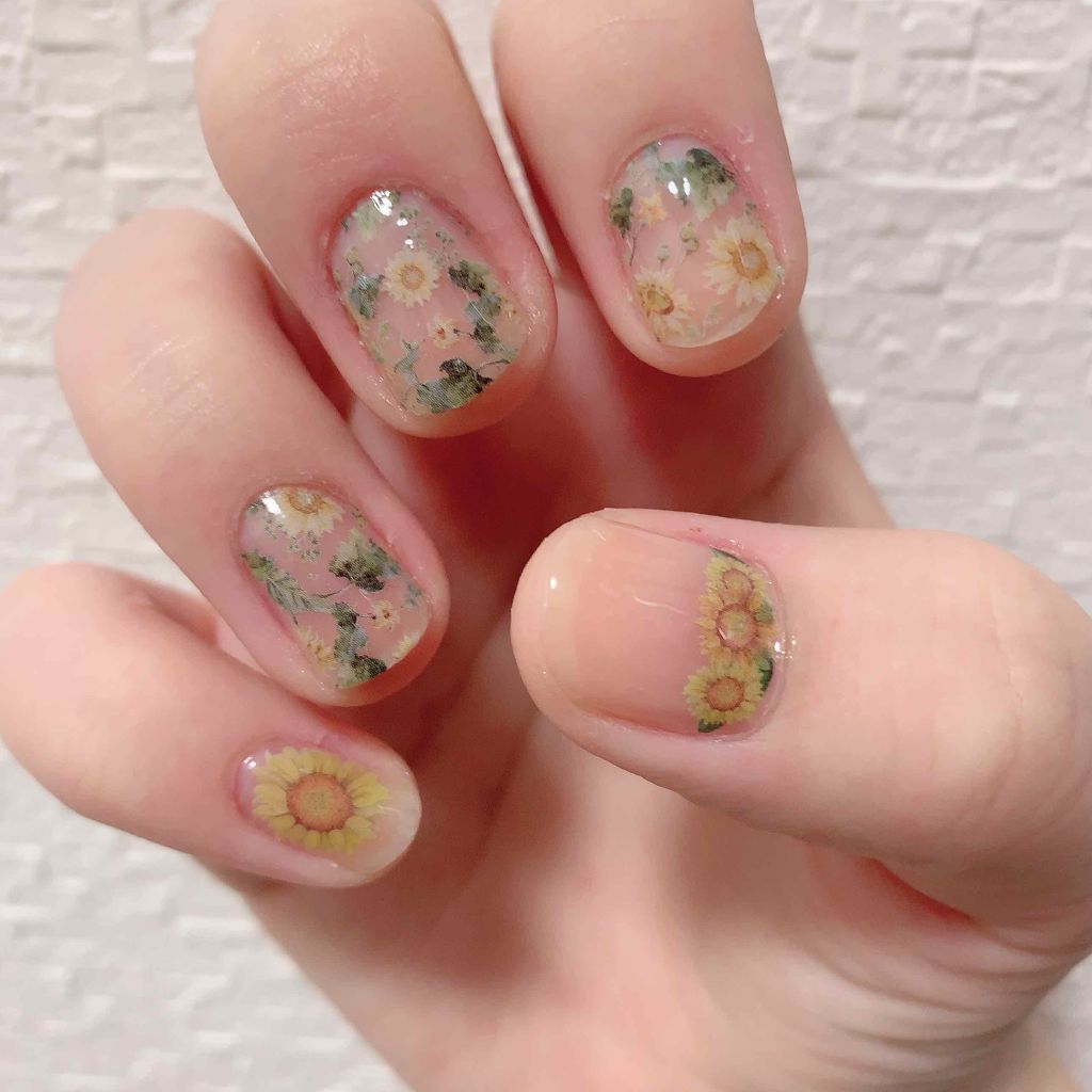 しずくネイルシール/キャンドゥ/ネイルシールを使ったクチコミ（2枚目）