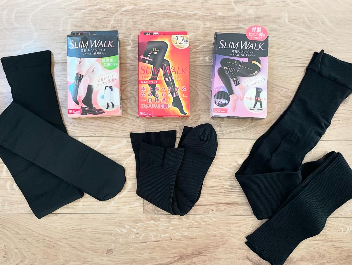 着圧リブレギンス ML/SLIMWALK/着圧ソックス・レギンスを使ったクチコミ（3枚目）