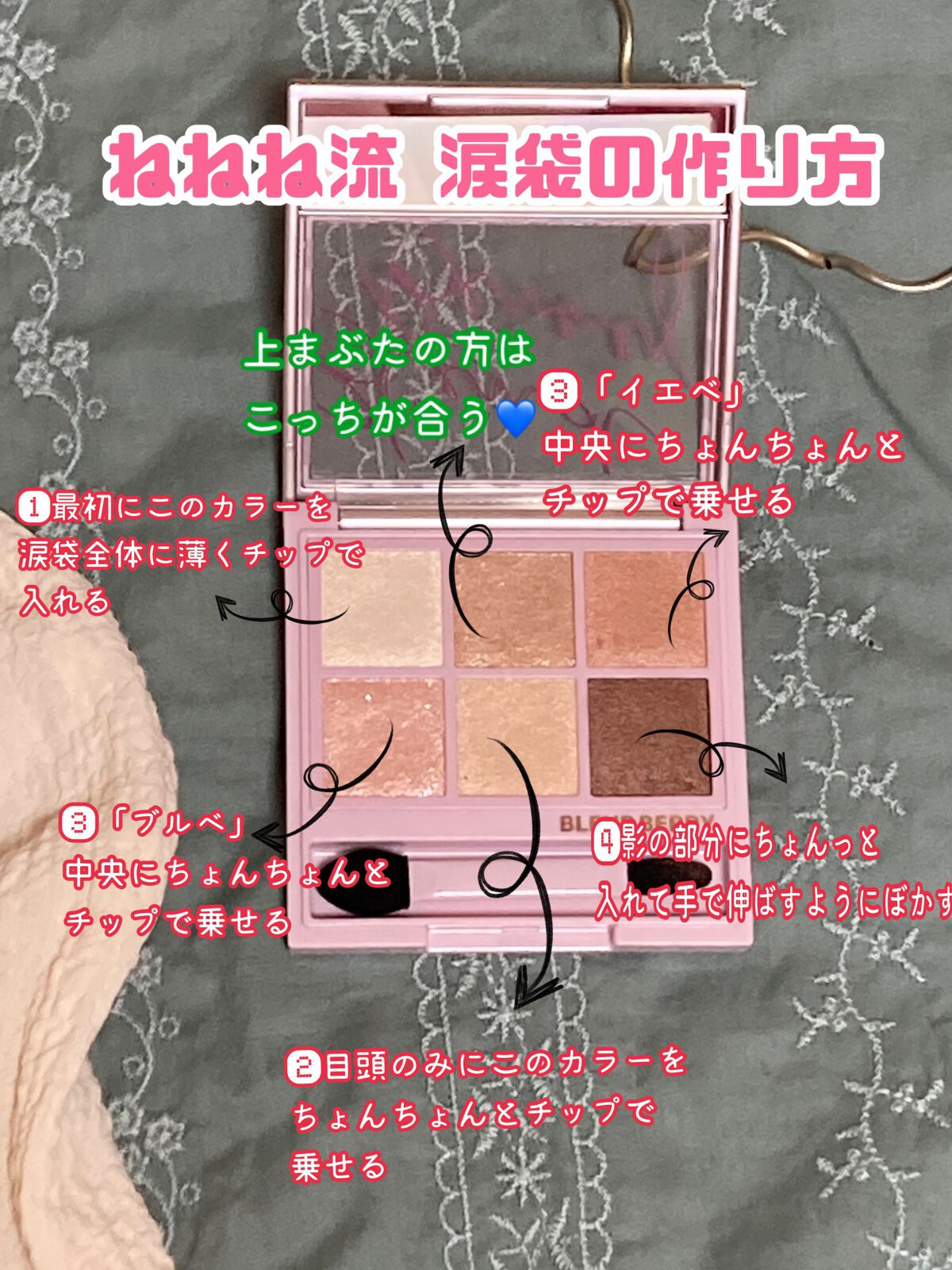 オーラクリエイション/BLEND BERRY/アイシャドウパレットを使ったクチコミ(2枚目)