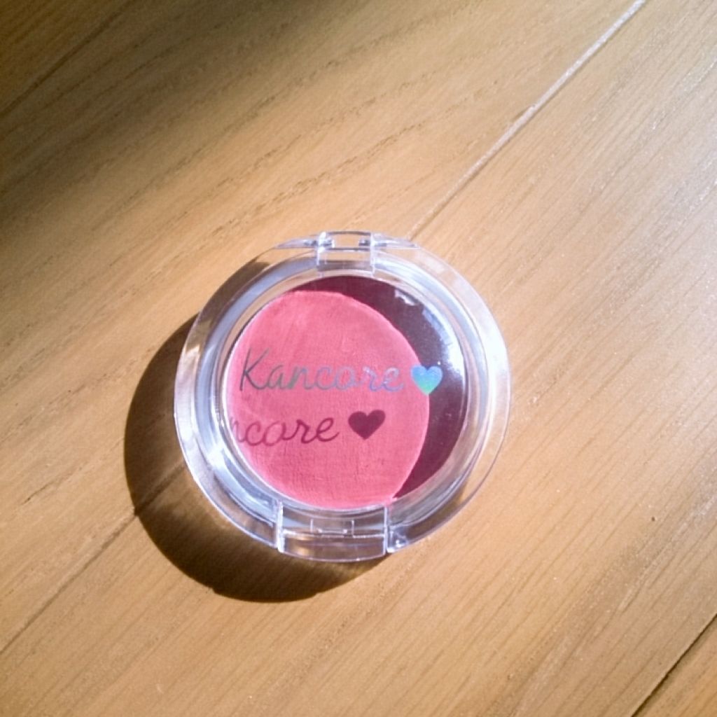 カンコレ クリームチーク/DAISO/ジェル・クリームチークを使ったクチコミ（1枚目）