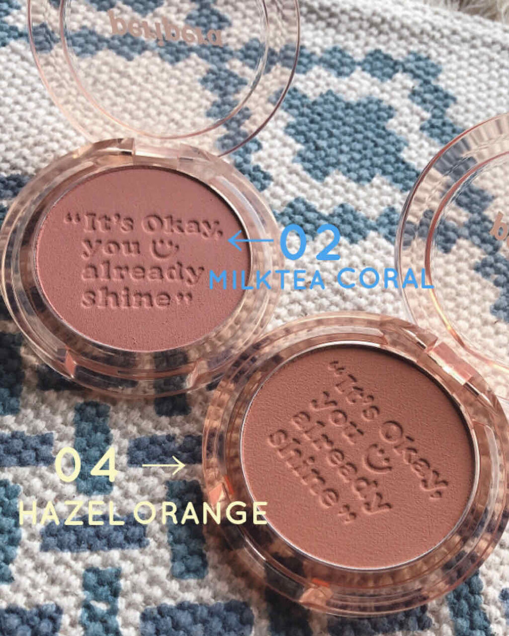 ピュア ブラッシュド サンシャイン チーク/PERIPERA/パウダーチークを使ったクチコミ（2枚目）