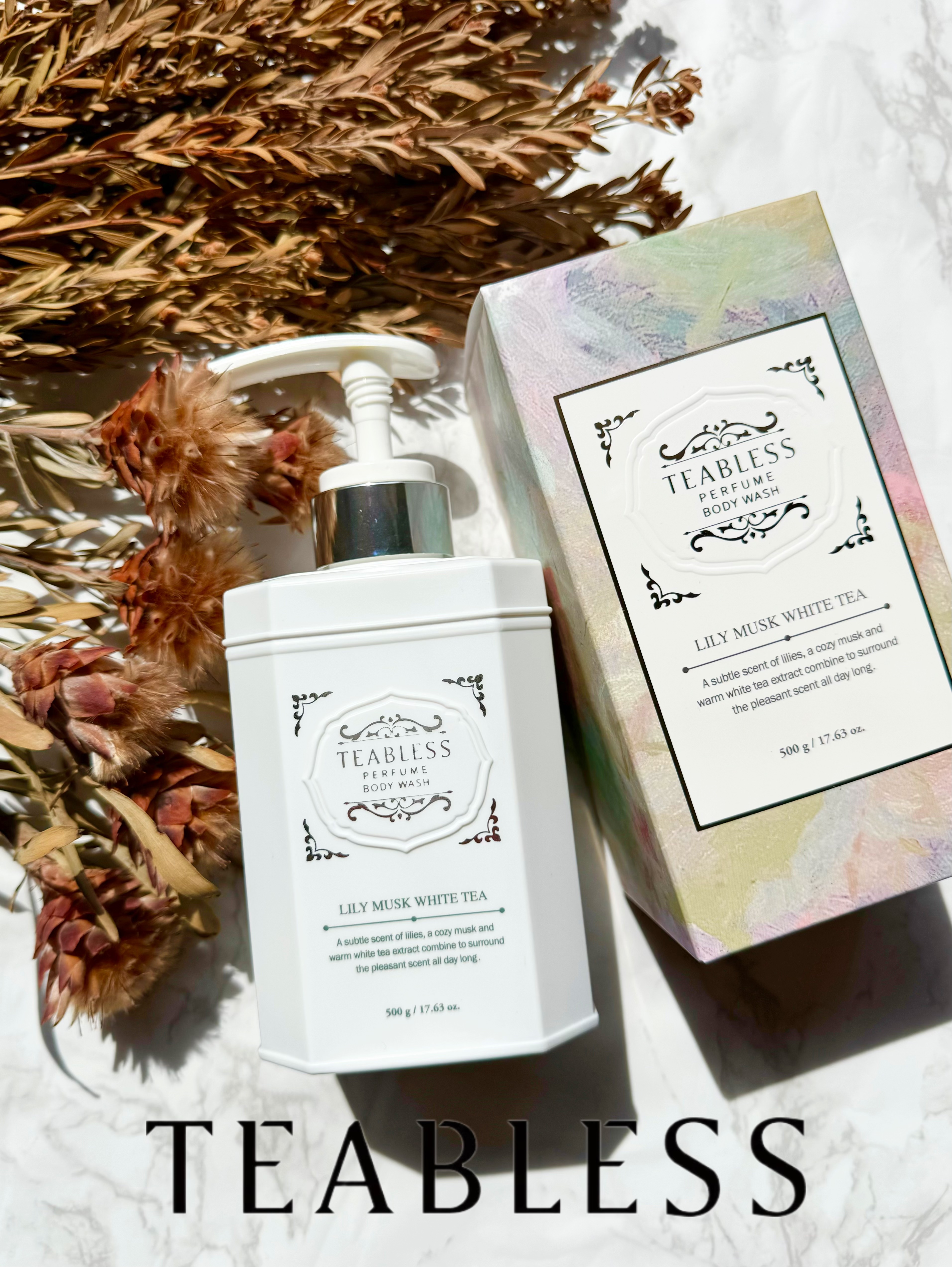 パフュームボディウォッシュ リリームスクホワイトティー/TEABLESS/ボディソープを使ったクチコミ（1枚目）