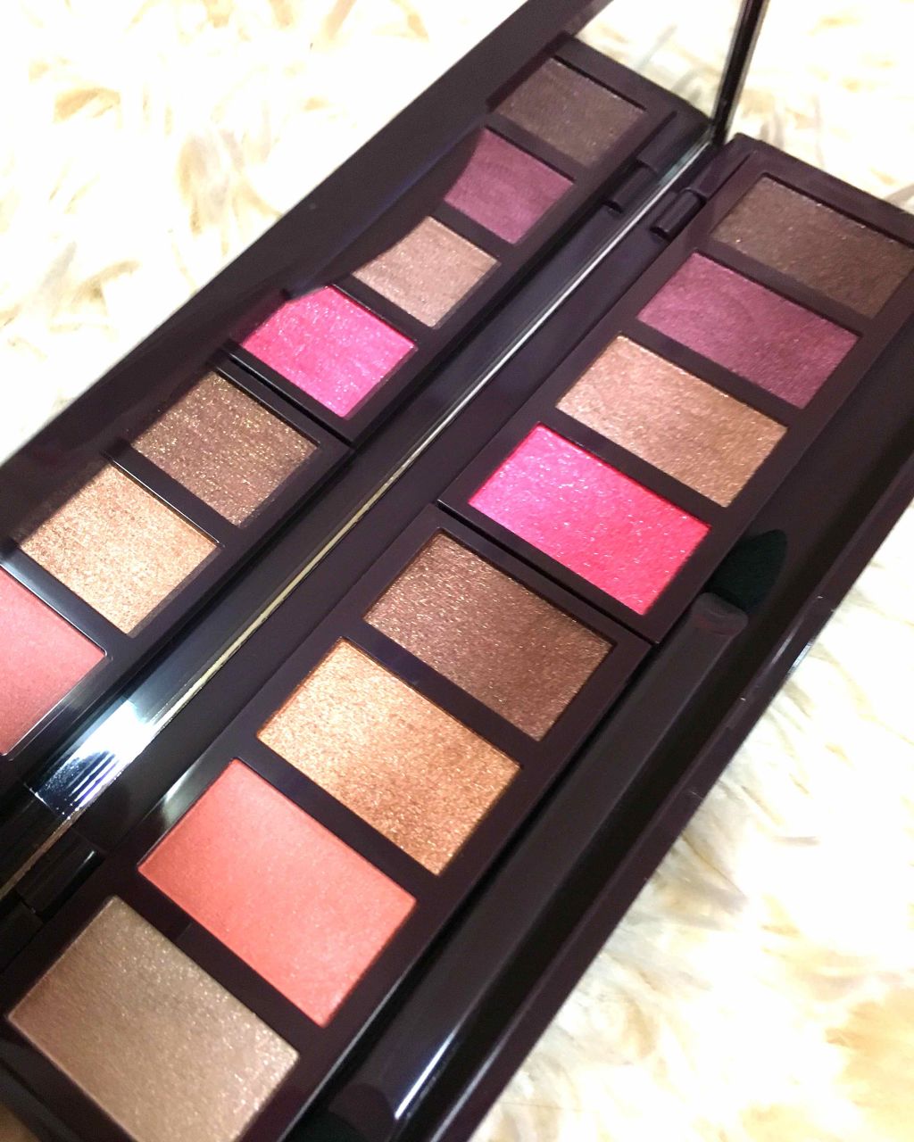 グラマラスリッチ アイパレット (クリスマスコフレ 2018)/Visée/メイクアップキットを使ったクチコミ(2枚目)