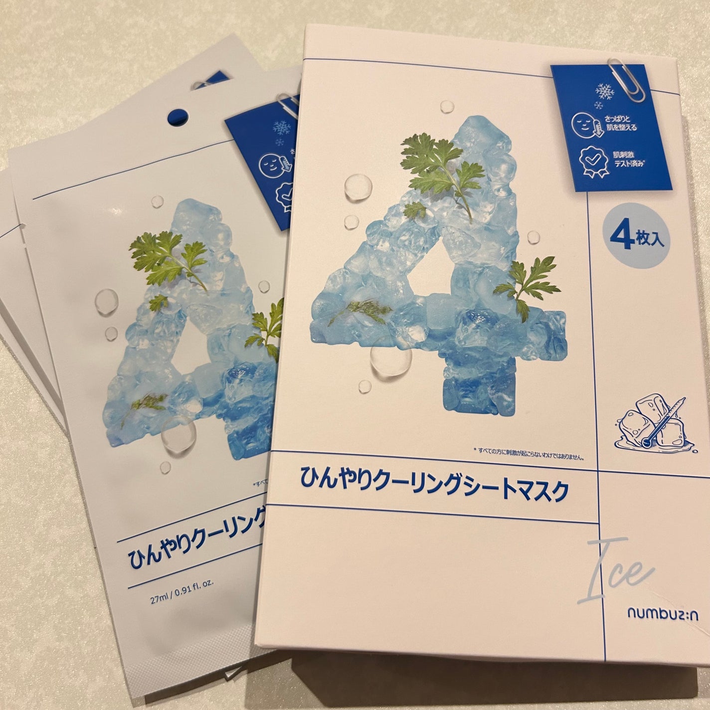 ちゃんてぃ on LIPS 「ナンバーズイン4番ひんやりクーリングシートマスク特徴・火照った..」(1枚目)