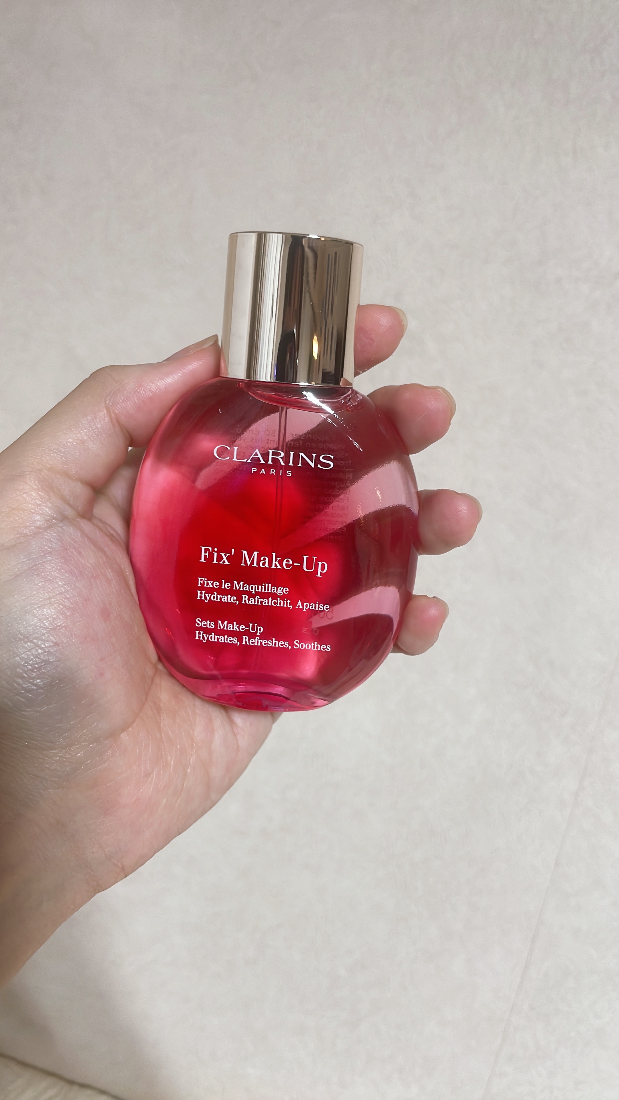 フィックス メイクアップ/CLARINS/ミスト状化粧水を使ったクチコミ（1枚目）