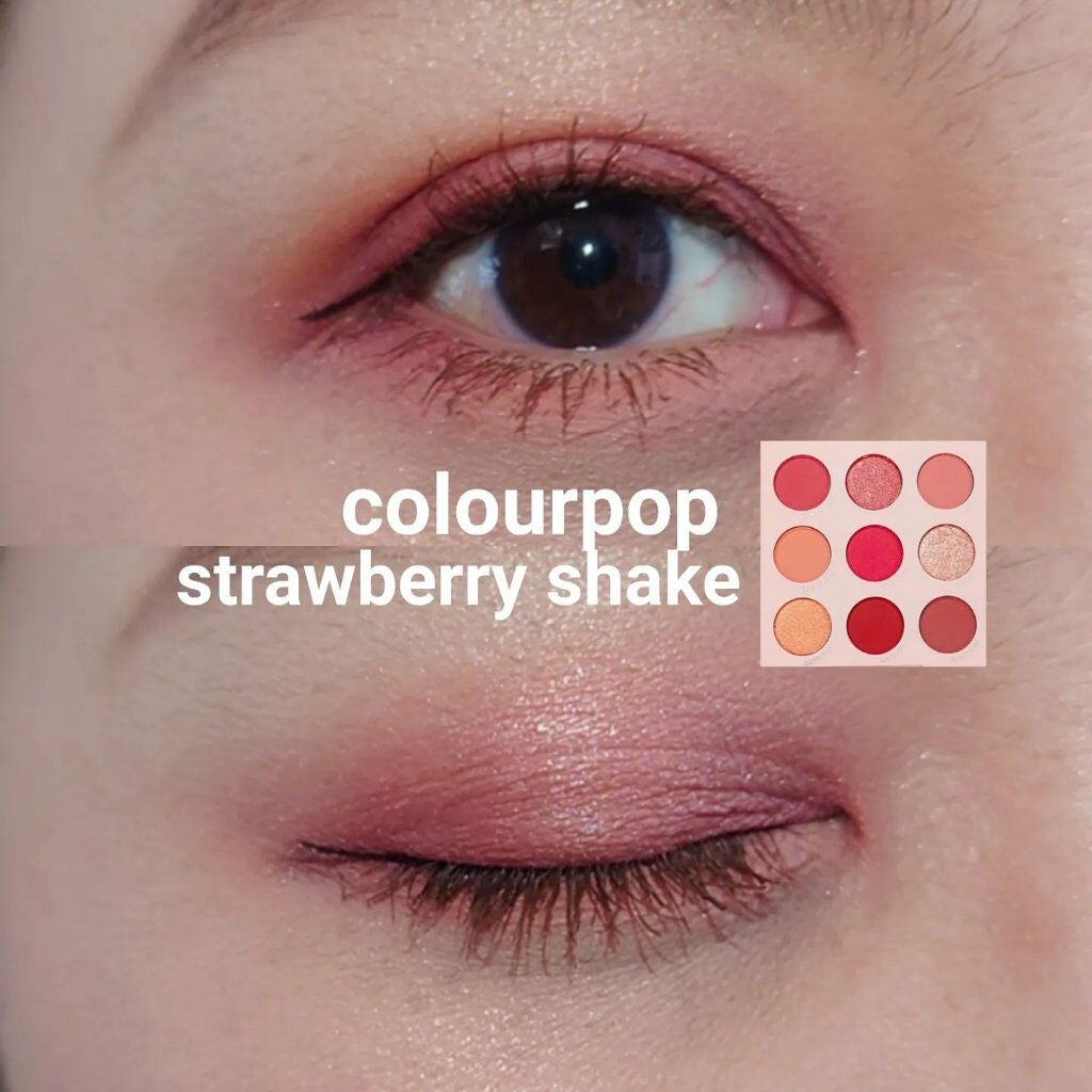STRAWBERRY SHAKE/ColourPop/アイシャドウパレットを使ったクチコミ(1枚目)