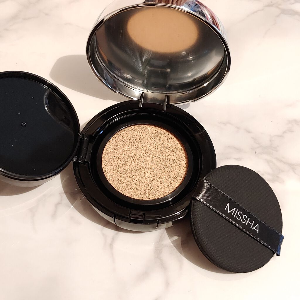 M クッションファンデーション(ネオカバー)/MISSHA/クッションファンデーションを使ったクチコミ(2枚目)