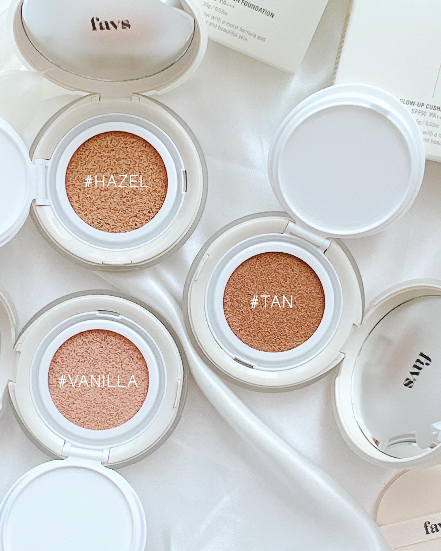 カーミンググロウアップクッションファンデーション タン/favs/リキッドファンデーションを使ったクチコミ（3枚目）