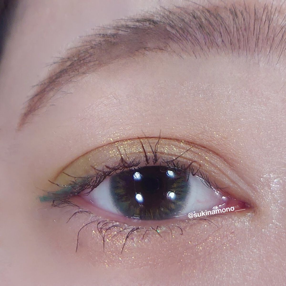 NARERU 1day 師走グレー/NARERU/ワンデー（１DAY）カラコンを使ったクチコミ（2枚目）