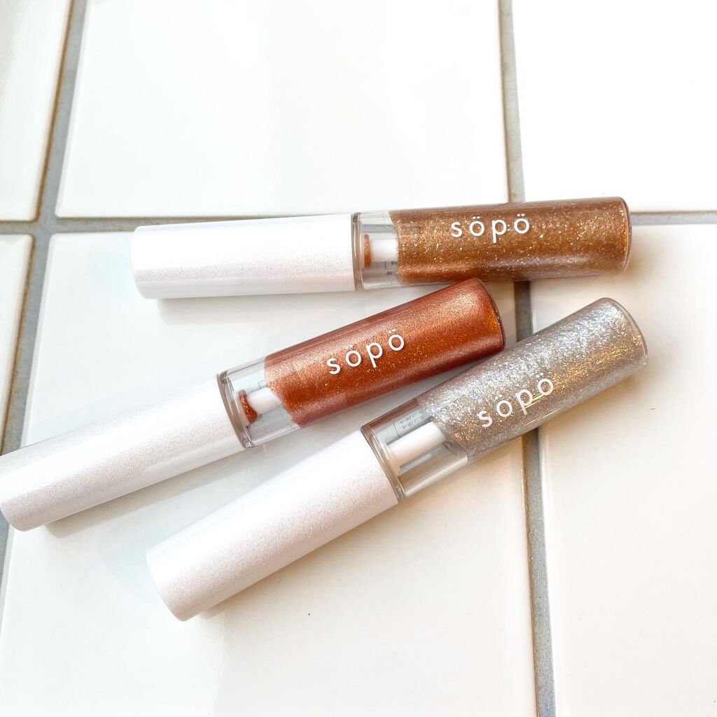 メイクアップグリッター/sopo/グリッターを使ったクチコミ(2枚目)