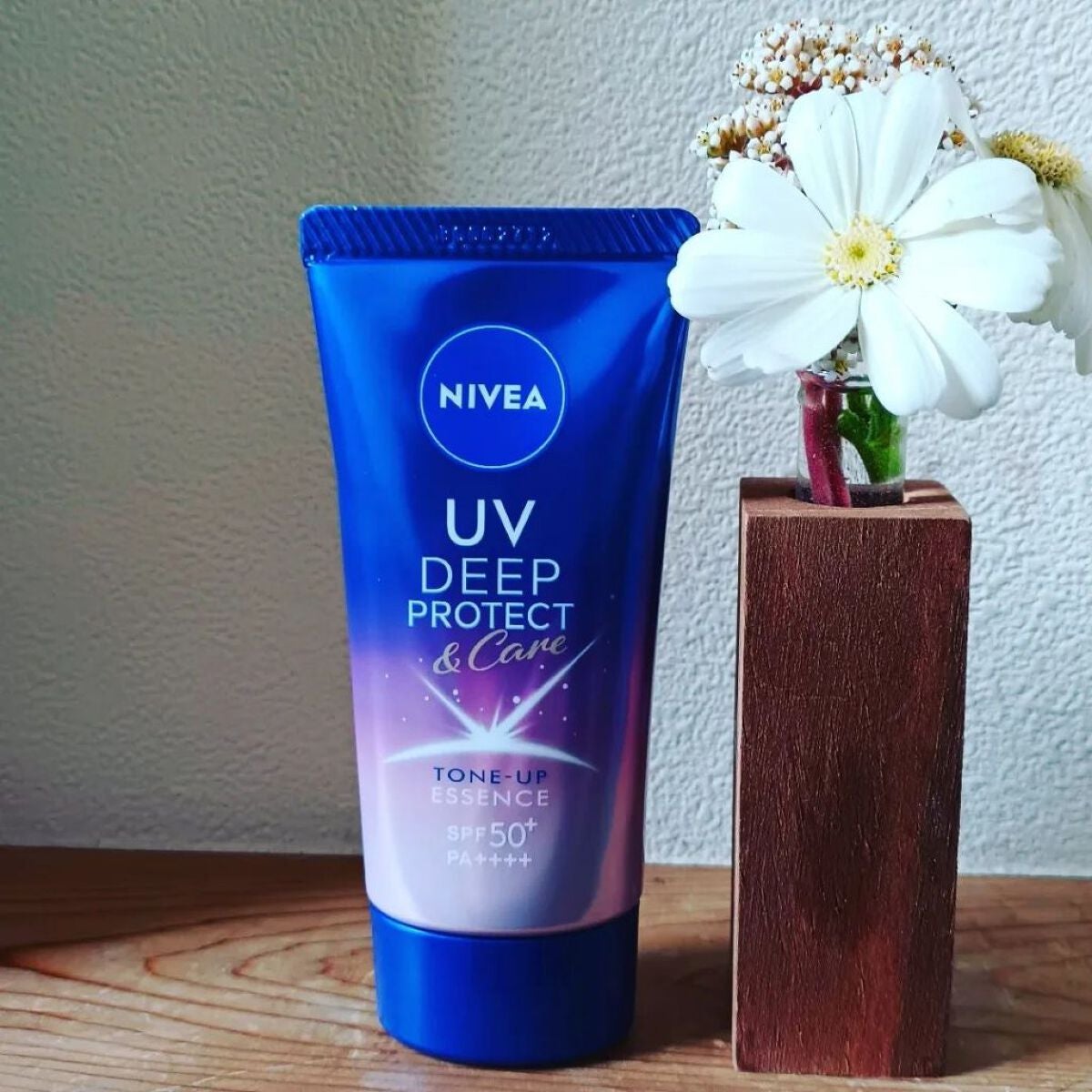 ニベアUV ディープ プロテクト&ケア トーンアップ エッセンス/ニベア/日焼け止めローションを使ったクチコミ(1枚目)