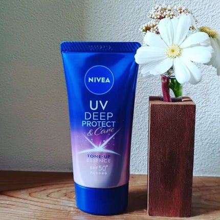 ニベアUV ディープ プロテクト&ケア トーンアップ エッセンス/ニベア/日焼け止めローションを使ったクチコミ(1枚目)