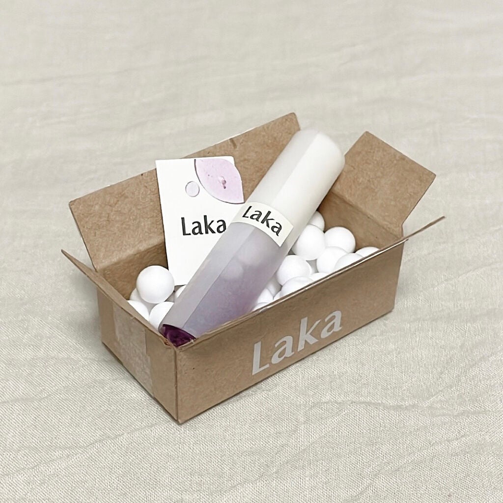 スーパーミニオイルリップ/Laka/リップケアを使ったクチコミ(3枚目)