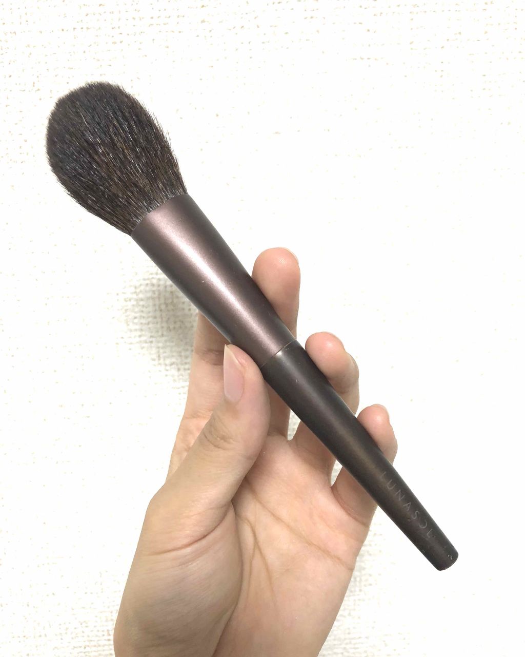 チークブラシ N/LUNASOL/メイクブラシを使ったクチコミ(3枚目)