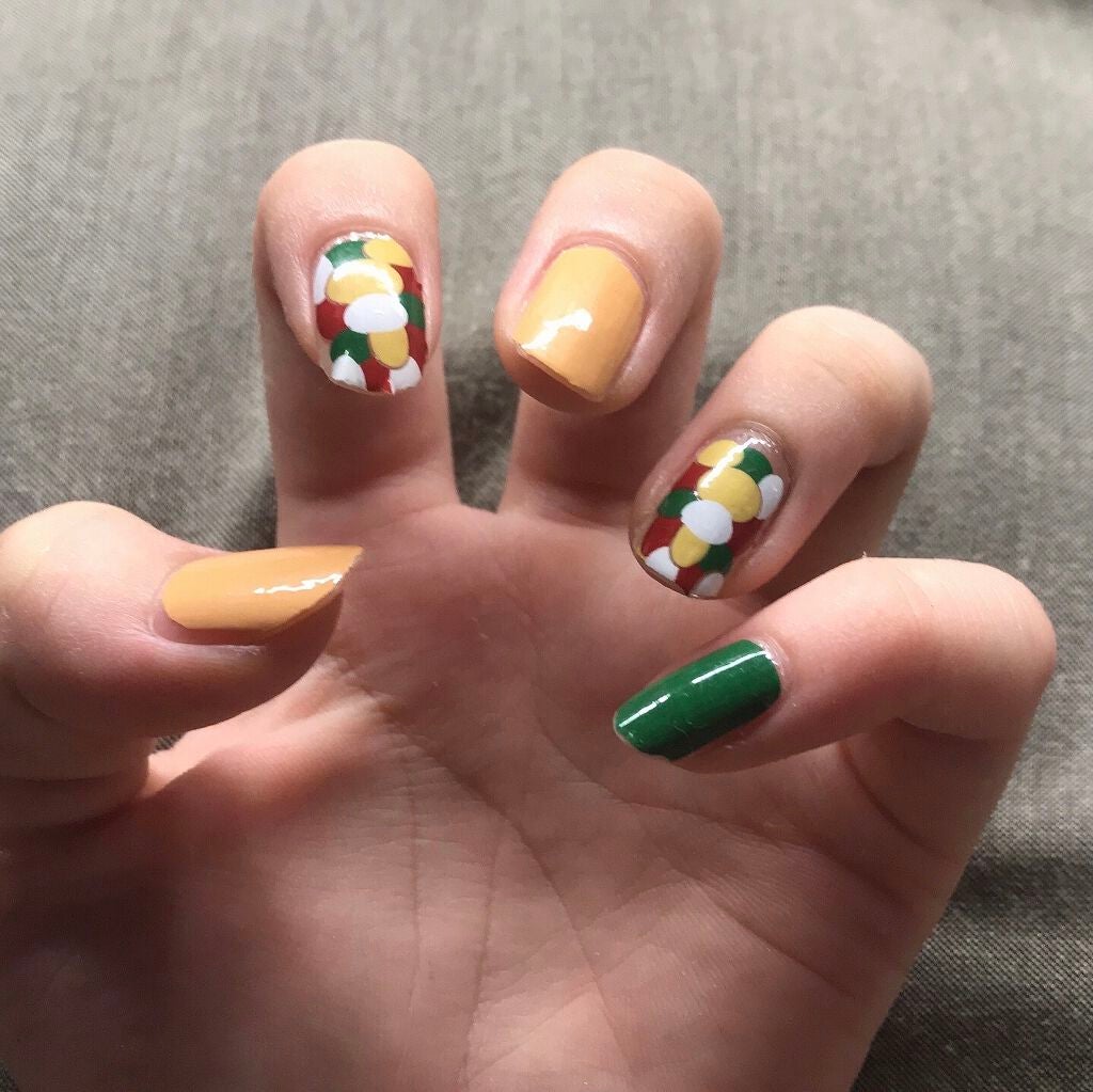 ネイルシール/Qoo10/ネイルシールを使ったクチコミ(3枚目)