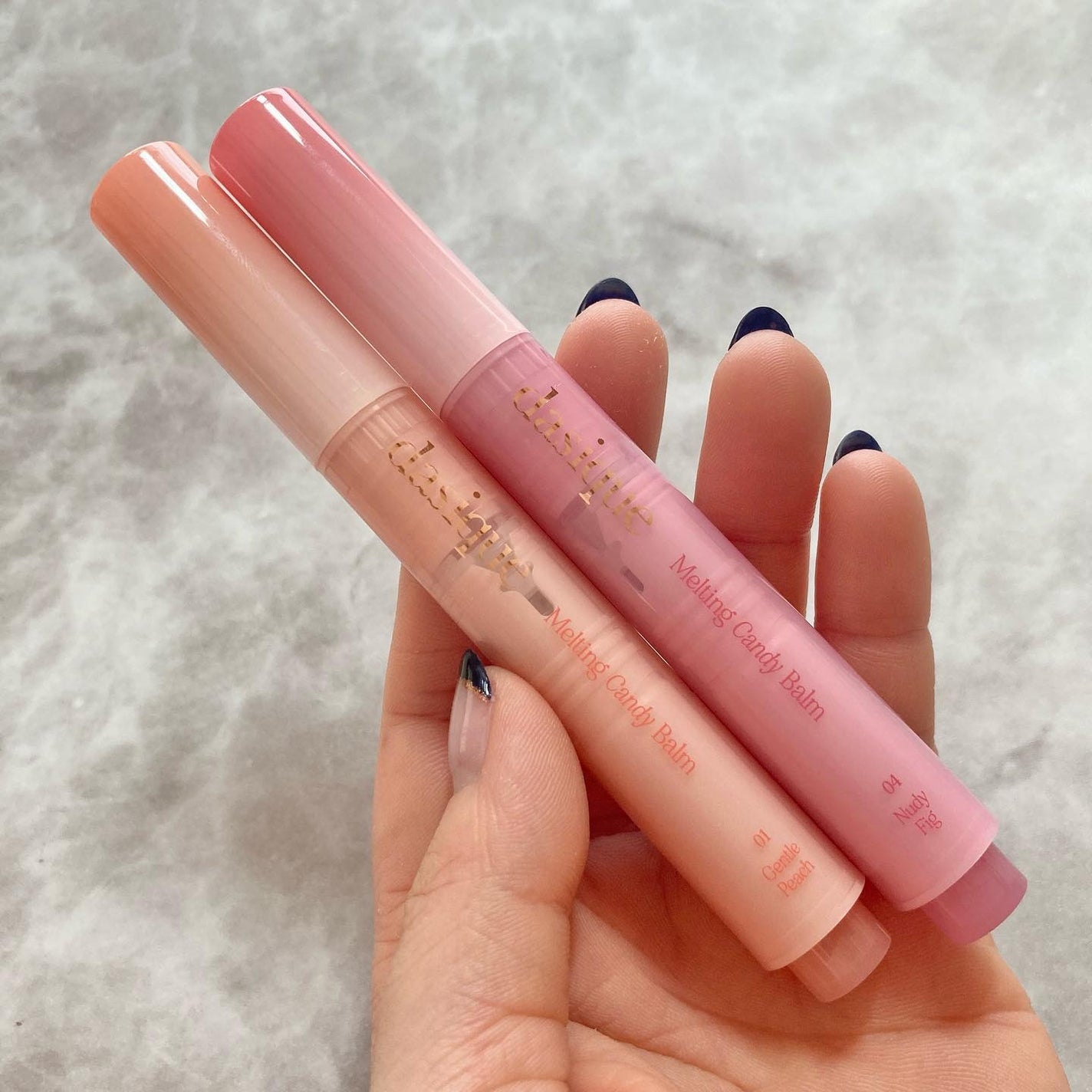 メルティングキャンディーバーム/dasique/口紅を使ったクチコミ(3枚目)