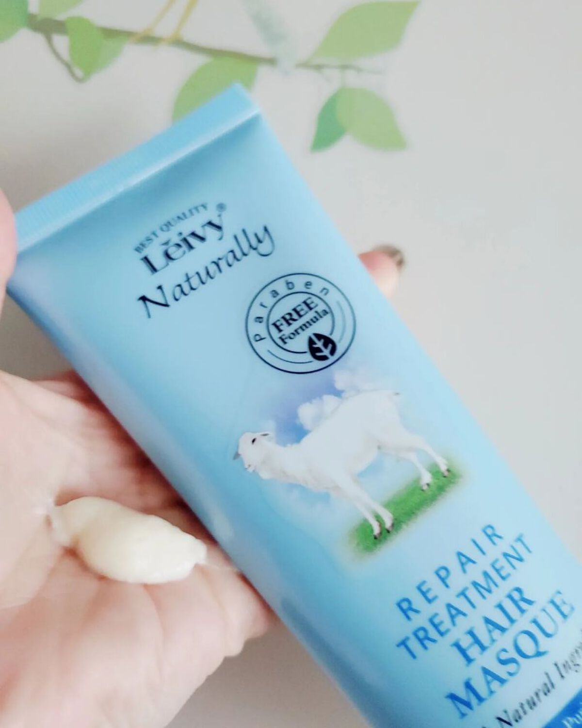 レイヴィー リペアトリートメントヘアマスクゴートミルク/Leivy/ヘアマスク・ヘアパックを使ったクチコミ（2枚目）