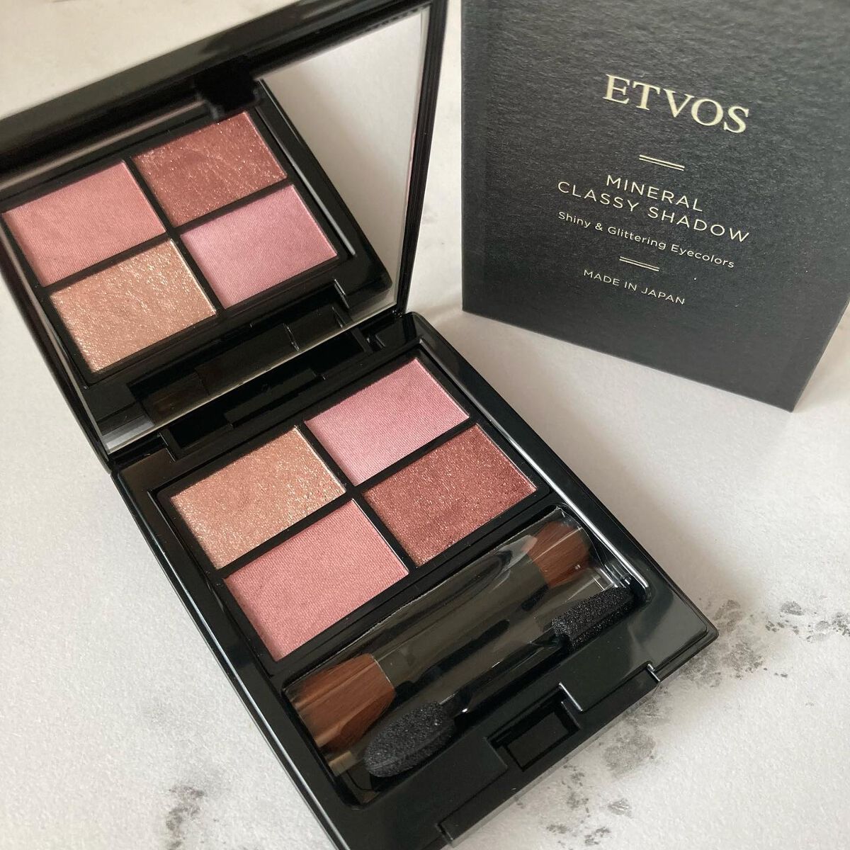 ミネラルクラッシィシャドー/エトヴォス/アイシャドウパレットを使ったクチコミ（1枚目）