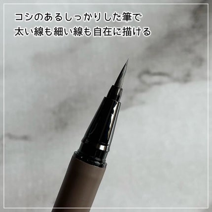 エーメイク マットリキッドアイライナー /A/mAke/リキッドアイライナーを使ったクチコミ(3枚目)