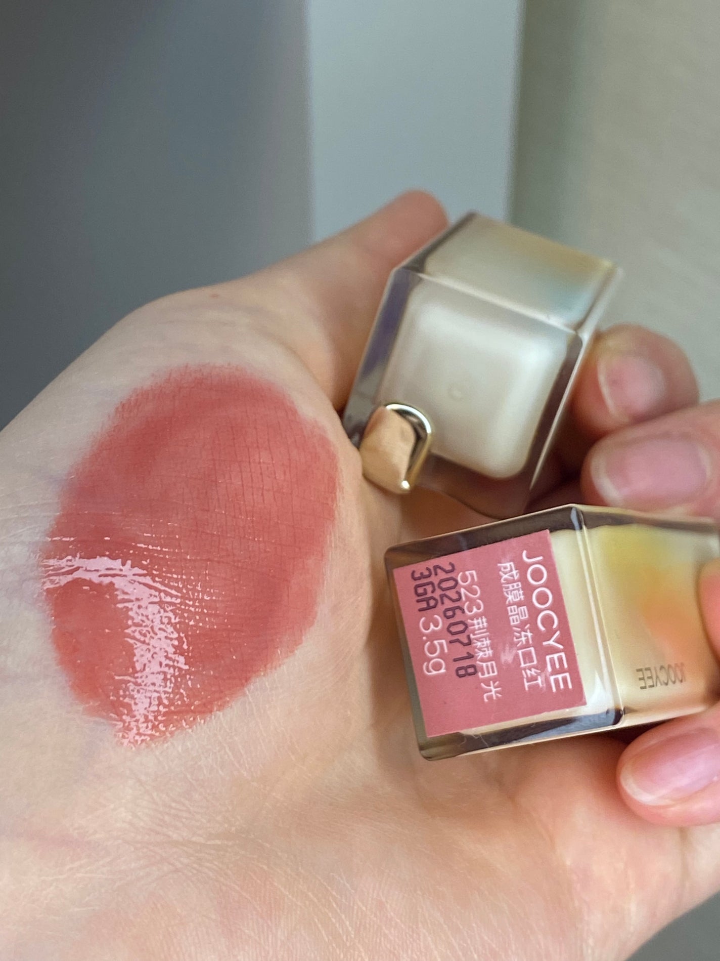 Joocyee グレーズフィルムルージュ/Joocyee/口紅を使ったクチコミ(2枚目)