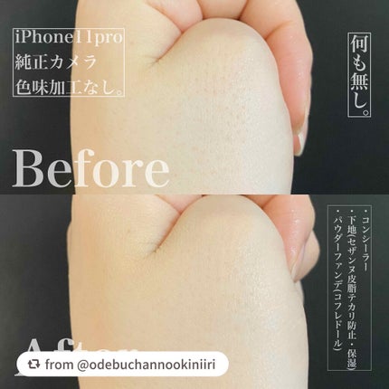 毛穴レスコンシーラー/CEZANNE/クリームコンシーラーを使ったクチコミ(3枚目)