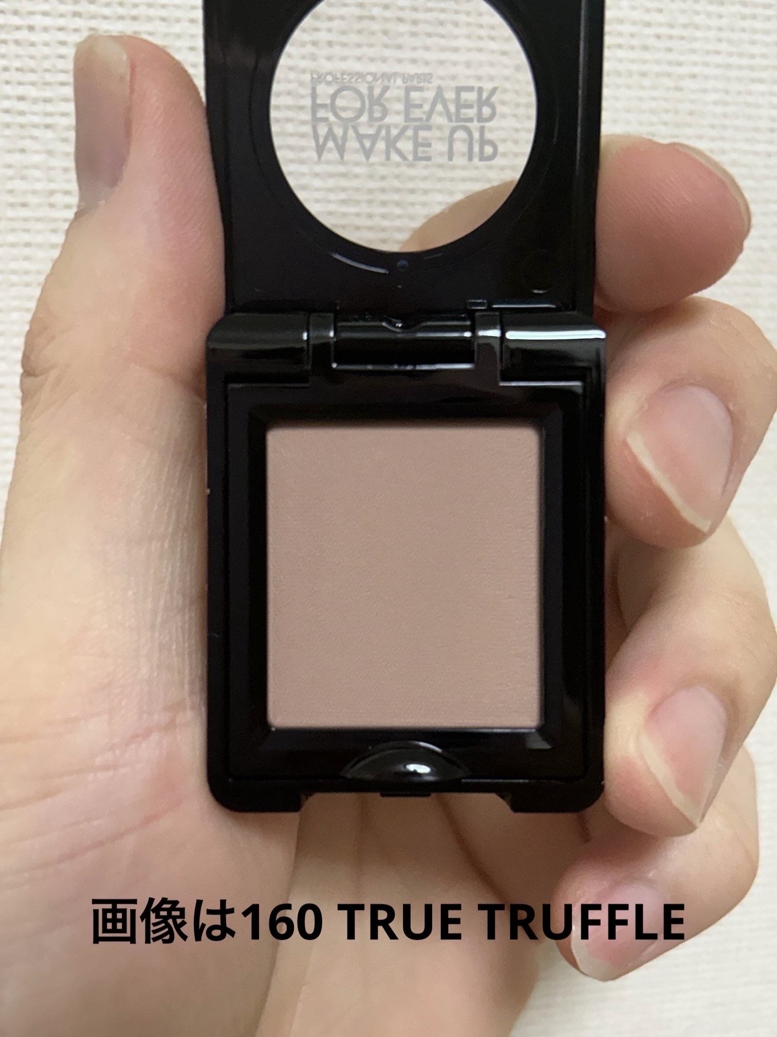 アーティスト シャドウ 160 - TRUE TRUFFLE/MAKE UP FOR EVER/パウダーアイシャドウを使ったクチコミ（2枚目）