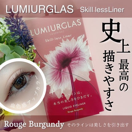スキルレスライナー/LUMIURGLAS/リキッドアイライナーを使ったクチコミ(1枚目)
