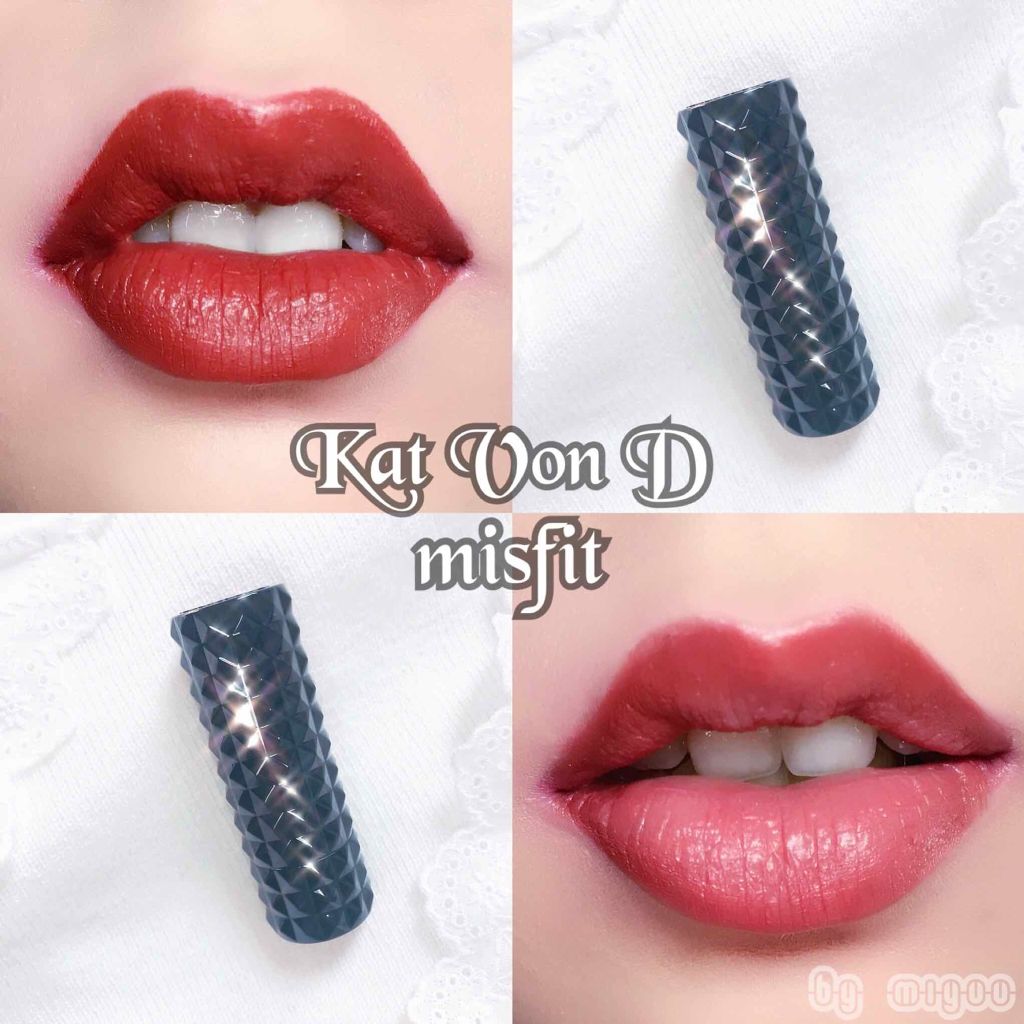 Studded Kiss Creme Lipstick/Kat Von D/口紅を使ったクチコミ（1枚目）
