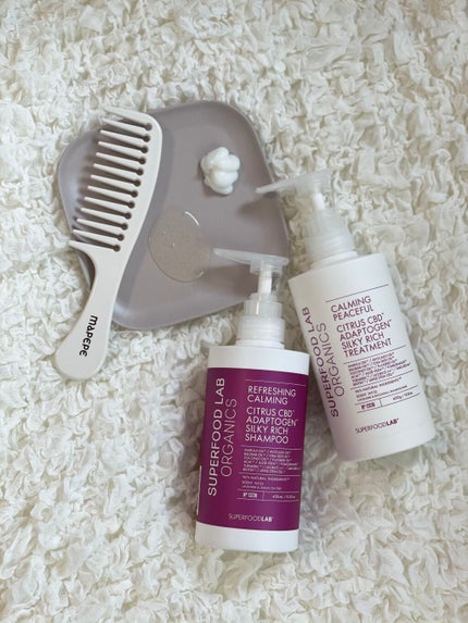 スーパーフードラボ オーガニックス シルキーリッチ シャンプー&トリートメント/SUPERFOOD LAB/市販シャンプーを使ったクチコミ(1枚目)