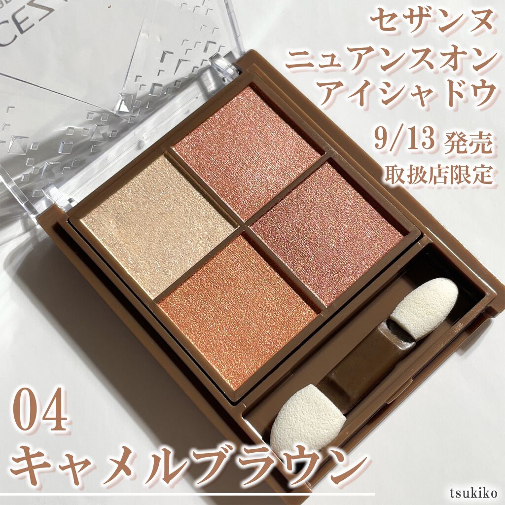 ニュアンスオンアイシャドウ/CEZANNE/アイシャドウパレットを使ったクチコミ(2枚目)