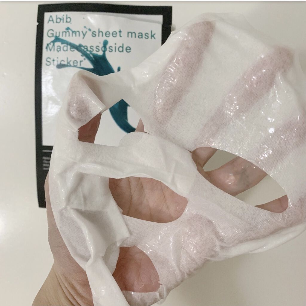 ガムシートマスク コラーゲン※10ミルク※11ステッカー/Abib /シートマスク・パックを使ったクチコミ（2枚目）