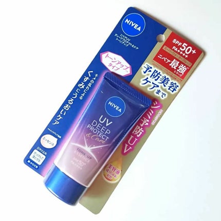 ニベアUV ディープ プロテクト&ケア トーンアップ エッセンス/ニベア/日焼け止めローションを使ったクチコミ(5枚目)