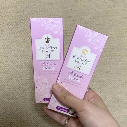 アイコフレ ワンデー UV M/シード/ワンデー(1DAY)カラコンを使ったクチコミ(1枚目)