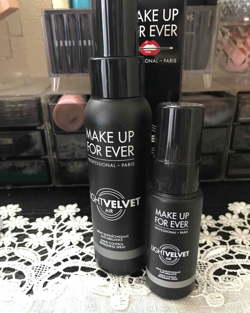 ライトベルベットエア/MAKE UP FOR EVER/ミスト状化粧水を使ったクチコミ(1枚目)