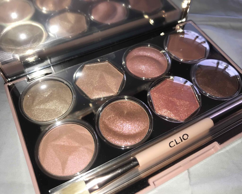 プリズム エアー アイ パレット/CLIO/アイシャドウパレットを使ったクチコミ（2枚目）