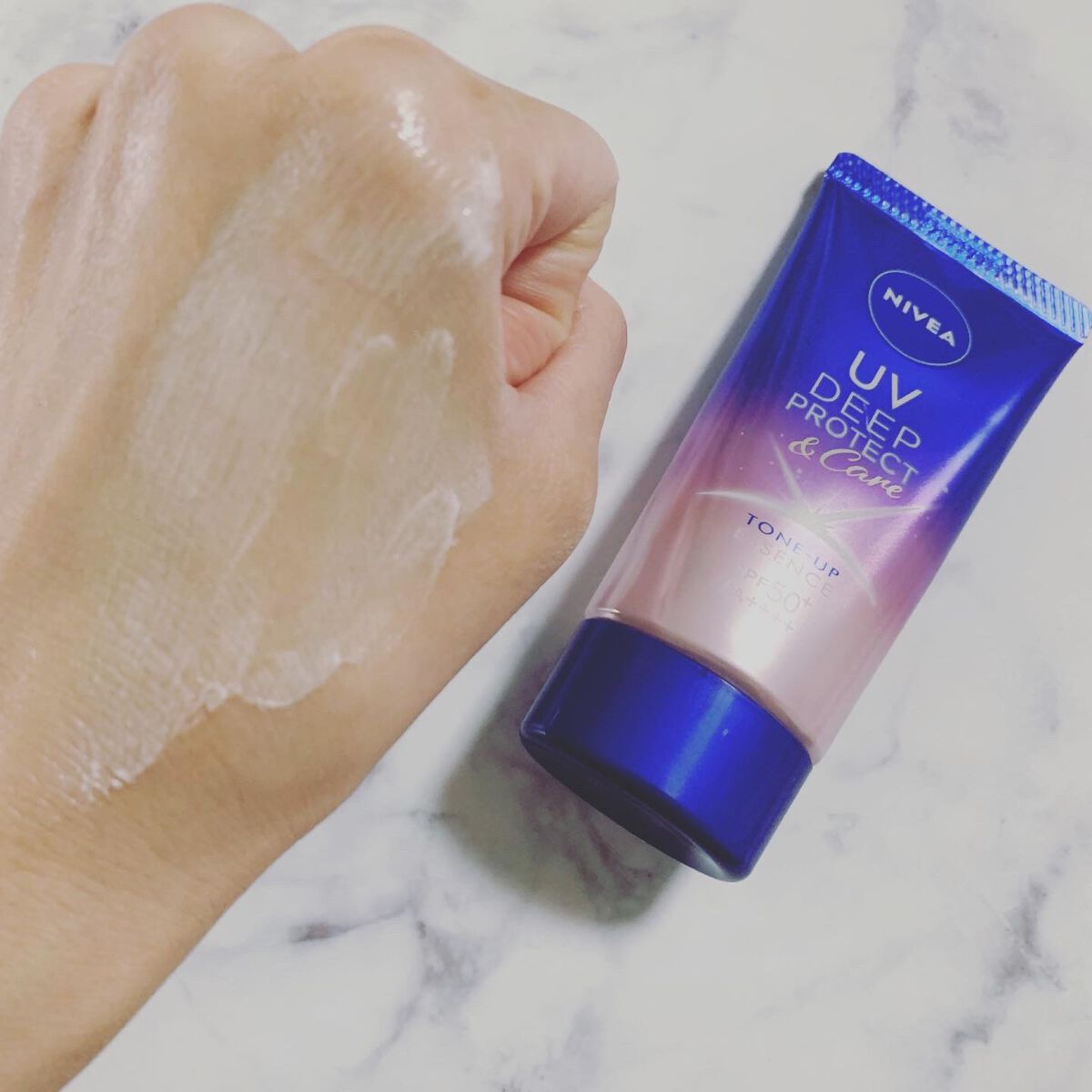 めろん on LIPS 「ニベアUVディーププロテクト&ケアトーンアップエッセンスSPF..」(5枚目)